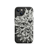Asclepias Speciosa - Karl Blossfeldt Phone Case Iphone 13 / Matte Black Phone Case Floral Pattern Karl Blossfeldt Photo, Monochrome