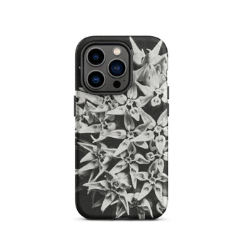 Asclepias Speciosa - Karl Blossfeldt Phone Case Iphone 14 Pro / Matte Black Phone Case Floral Design Karl Blossfeldt Photo, Monochrome