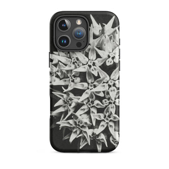 Asclepias Speciosa - Karl Blossfeldt Phone Case Iphone 16 Pro Max / Matte Black Phone Case Floral Design Karl Blossfeldt Photo, Monochrome
