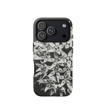 Asclepias Speciosa - Karl Blossfeldt Phone Case Iphone 17 Pro / Matte Black White Floral Phone Case Matte Finish Made Karl Blossfeldt