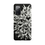 Asclepias Speciosa - Karl Blossfeldt Phone Case Samsung Galaxy S20 Fe / Matte Black White Floral Phone Case Dense Cluster Star-shaped Karl
