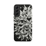 Asclepias Speciosa - Karl Blossfeldt Phone Case Samsung Galaxy S22 Plus / Matte Black White Floral Phone Case Dense Cluster Star-shaped