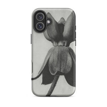 Asclepias Syriaca (common Milkweed) - Karl Blossfeldt Phone Case Iphone 16 Plus / Matte Black White Floral Phone Case Karl Blossfeldt,