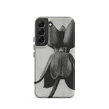 Asclepias Syriaca (common Milkweed) - Karl Blossfeldt Phone Case Samsung Galaxy S22 / Matte Black White Pencil Sketch Phone Case Detailed