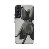 Asclepias Syriaca (common Milkweed) - Karl Blossfeldt Phone Case Samsung Galaxy S22 Plus / Matte Black White Pencil Sketch Phone Case