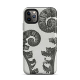 Aspidium Filix Mas (shield Fern Fronds) - Karl Blossfeldt Phone Case Iphone 11 Pro Max / Matte Fern-patterned Phone Case Karl Blossfeldt,
