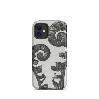 Aspidium Filix Mas (shield Fern Fronds) - Karl Blossfeldt Phone Case Iphone 12 Mini / Matte Fern Frond Patterned Phone Case Karl
