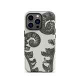 Aspidium Filix Mas (shield Fern Fronds) - Karl Blossfeldt Phone Case Iphone 13 Pro / Matte Fern-patterned Phone Case Karl Blossfeldt,