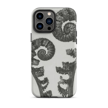 Aspidium Filix Mas (shield Fern Fronds) - Karl Blossfeldt Phone Case Iphone 13 Pro Max / Matte Fern-patterned Phone Case Karl Blossfeldt,