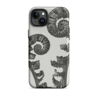 Aspidium Filix Mas (shield Fern Fronds) - Karl Blossfeldt Phone Case Iphone 15 Plus / Matte Fern-patterned Iphone Case Karl Blossfeldt,