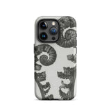 Aspidium Filix Mas (shield Fern Fronds) - Karl Blossfeldt Phone Case Iphone 15 Pro / Matte Fern-patterned Phone Case Karl Blossfeldt,