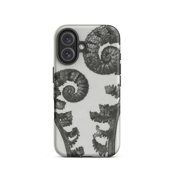 Aspidium Filix Mas (shield Fern Fronds) - Karl Blossfeldt Phone Case Iphone 16 / Matte Fern-patterned Phone Case Karl Blossfeldt, Aspidium