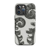 Aspidium Filix Mas (shield Fern Fronds) - Karl Blossfeldt Phone Case Iphone 16 Pro Max / Matte Fern-patterned Phone Case Karl Blossfeldt,