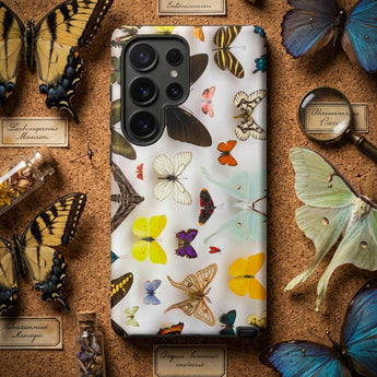 Assorted Lepidoptera - Butterfly Taxonomy Phone Case, Mobile Cases, Toby Leon