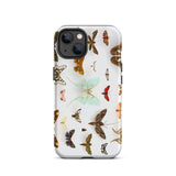 Falene assortite - Custodia per iPhone con tassonomia di creature volanti, 13 / Opaca, Custodie per cellulari, Toby Leon