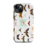 Falene assortite - Custodia per iPhone con tassonomia di creature volanti, 15 Plus / Opaca, Custodie per cellulari, Toby Leon