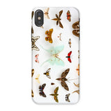 Falene assortite - Custodia per iPhone con tassonomia di creature volanti, x / Opaca, Custodie per cellulari, Toby Leon