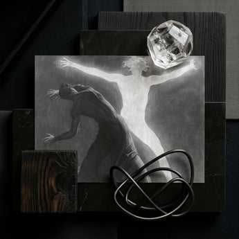 Astral Man - Sascha Schneider Art Print / Canvas Hypnotist Exudes Sculptural, Invisible Current, one Prints