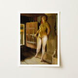 At the Door of Loft - Anders Zorn Art Print / Canvas, Paints, Four-pigment Austerity Mora, Taught, Häbre Roof, Prints