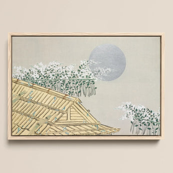 Autumn Evening - Kamisaka Sekka Art Print / Canvas, 17x12’’ / A3 / Natural Frame, Posters Prints & Visual Artwork, Toby Leon