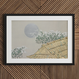 Autumn Evening - Kamisaka Sekka Art Print / Canvas, 30x20’’ / 76x51cm / Black Frame / Matboard, Posters Prints & Visual Artwork, Toby Leon