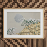 Autumn Evening - Kamisaka Sekka Art Print / Canvas, 30x20’’ / 76x51cm / Natural Frame / Matboard, Posters Prints & Visual Artwork, Toby Leon