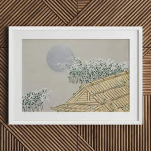 Autumn Evening - Kamisaka Sekka Kunstdruck, 30x20’’ / 76x51cm / Weißer Rahmen / Passepartout, Poster, Drucke & visuelle Kunstwerke, Toby Leon