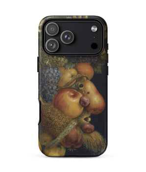 Iphone 17 Pro Max / Matte Autumn - Giuseppe Arcimboldo Phone Case, Arcimboldo’s Gathers, Crimson Apples Swell