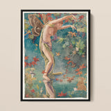 Autumn Scattering Leaves - John La Farge Art Print / Canvas, Autumn Scattering Leaves, Autumn Scattering, Scattering Leaves, John La