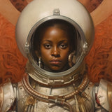 Ava - Impresión artística de astronauta lesbiana negra / Lienzo, Pósteres, impresiones y obra visual, Toby Leon