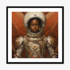 Ava - Black Lesbian Astronaut Art Print, Framed Portrait Black Astronaut