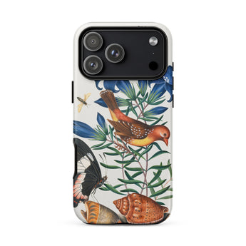 Avadavat Gentian Sawfly Swallowtail and Shells - James Bolton Phone Case, Iphone 17 Pro Max / Matte, Mobile Cases, Toby Leon