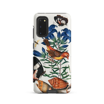 Avadavat Gentian Sawfly Swallowtail and Shells - James Bolton Phone Case, Samsung Galaxy S20 / Matte, Mobile Cases, Toby Leon
