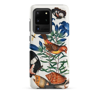 Avadavat Gentian Sawfly Swallowtail and Shells - James Bolton Phone Case, Samsung Galaxy S20 Ultra / Matte, Mobile Cases, Toby Leon
