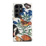 Avadavat Gentian Sawfly Swallowtail and Shells - James Bolton Phone Case Samsung Galaxy S24 Ultra / Matte White Phone Case Detailed