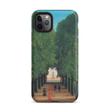 Avenue Saint Cloud Park - Henri Rousseau Phone Case Iphone 11 Pro Max / Matte Artistic Phone Case Henri Rousseau Iphone, Chestnut Leaves,