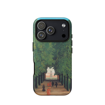 Avenue Saint Cloud Park - Henri Rousseau Phone Case Iphone 17 Pro / Matte Iphone 12 Pro Max Case Green Blue Design Henri Rousseau Iphone,