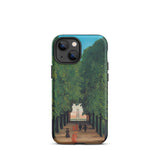 Avenue Saint Cloud Park - Henri Rousseau Phone Case Iphone 13 Mini / Matte Phone Case Painting Tree-lined Path Henri Rousseau Iphone,