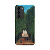 Avenue Saint Cloud Park - Henri Rousseau Phone Case Samsung Galaxy S23 Plus / Matte Phone Case Printed Reproduction Painting Avenue Gustave