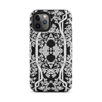 Custodia Aviary Black Aesthetic Pattern Art Iphone, 11 Pro / Opaca, Custodie per Cellulari, Toby Leon