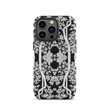 Custodia Aviary Black Aesthetic Pattern Art Iphone, 13 Pro / Opaca, Custodie per Cellulari, Toby Leon