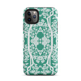 Aviary Green Aesthetic Pattern Art Iphone Case, 11 Pro Max / Matte, Mobile Phone Cases, Toby Leon