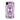 Aviary Purple Aesthetic Pattern Art Iphone Case, Xr / Matte, Decorative Purple White Floral Patterned Phone Case