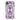 Aviary Purple Aesthetic Pattern Art Iphone Case, Xs / Matte, Decorative Phone Case Purple Background White Floral Pattern