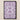 Aviary - Thai Aesthetic Pattern Art Framed Canvas, Framed Purple White Floral Pattern Wall Art