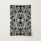 Aviary - Thai Aesthetic Pattern Art Print / Canvas, Fine Art Paper, Aviary Black, Bold Statements