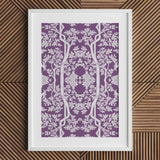 Aviary - Thai Aesthetic Pattern Art Print / Canvas, Fine Art Paper, Aviary Black, Bold Statements