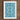 Framed Artwork Intricate White Floral Tree Pattern Teal Fine Art Paper, Aviary Black, Bold Statements