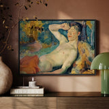 Awakening Faun - Magnus Enckell Art Print / Canvas, Magnus Enckell, Homosexual Art Print, Luminous Dance