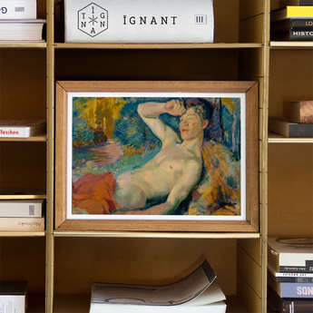 Awakening Faun - Impression d’art Magnus Enckell sur toile / Canvas, affiches, tirages et œuvre visuelle, Toby Leon